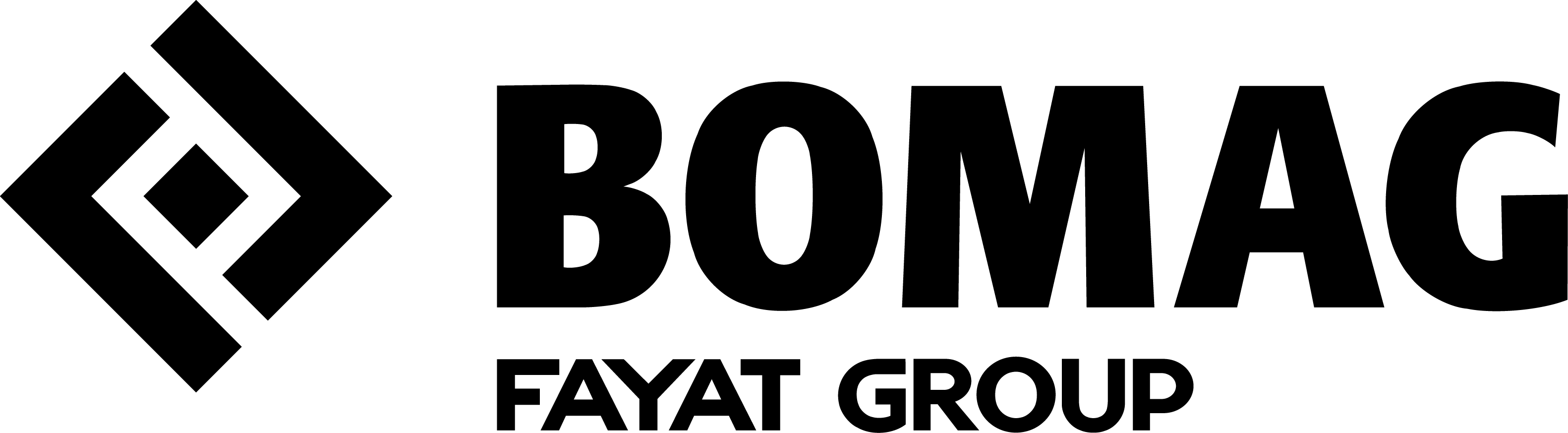 RGB BOMAG Logo schwarz 0 0 0 auf weiss 255 255 255